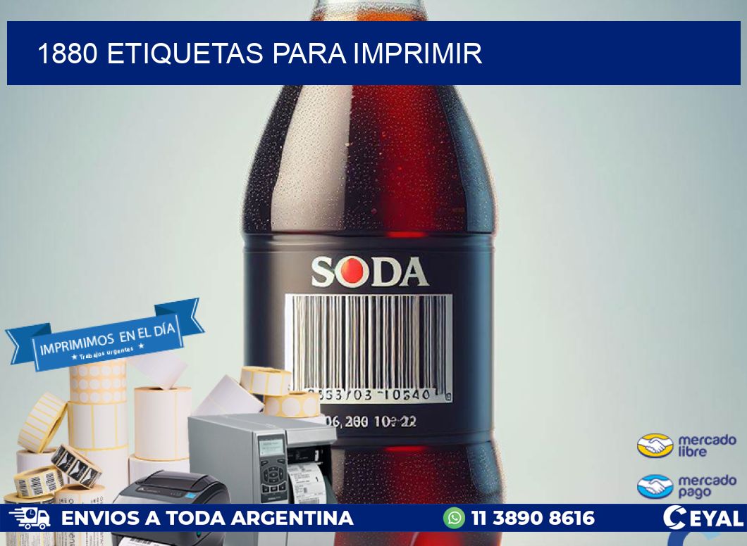 1880 ETIQUETAS PARA IMPRIMIR
