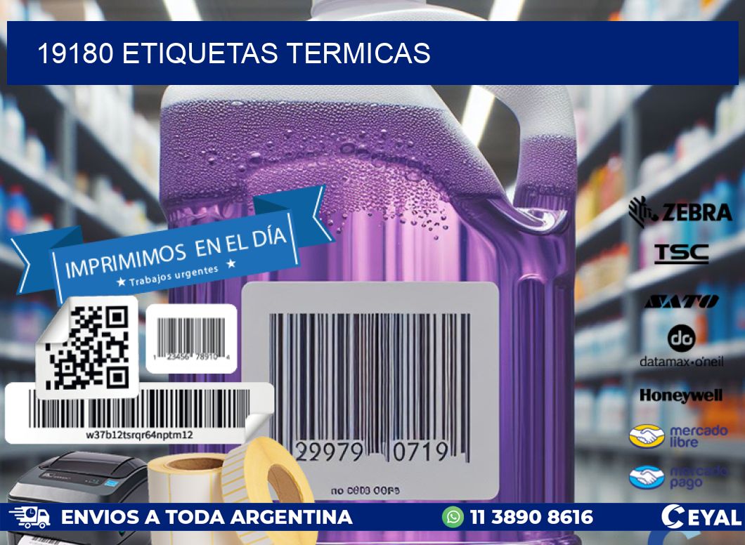 19180 ETIQUETAS TERMICAS