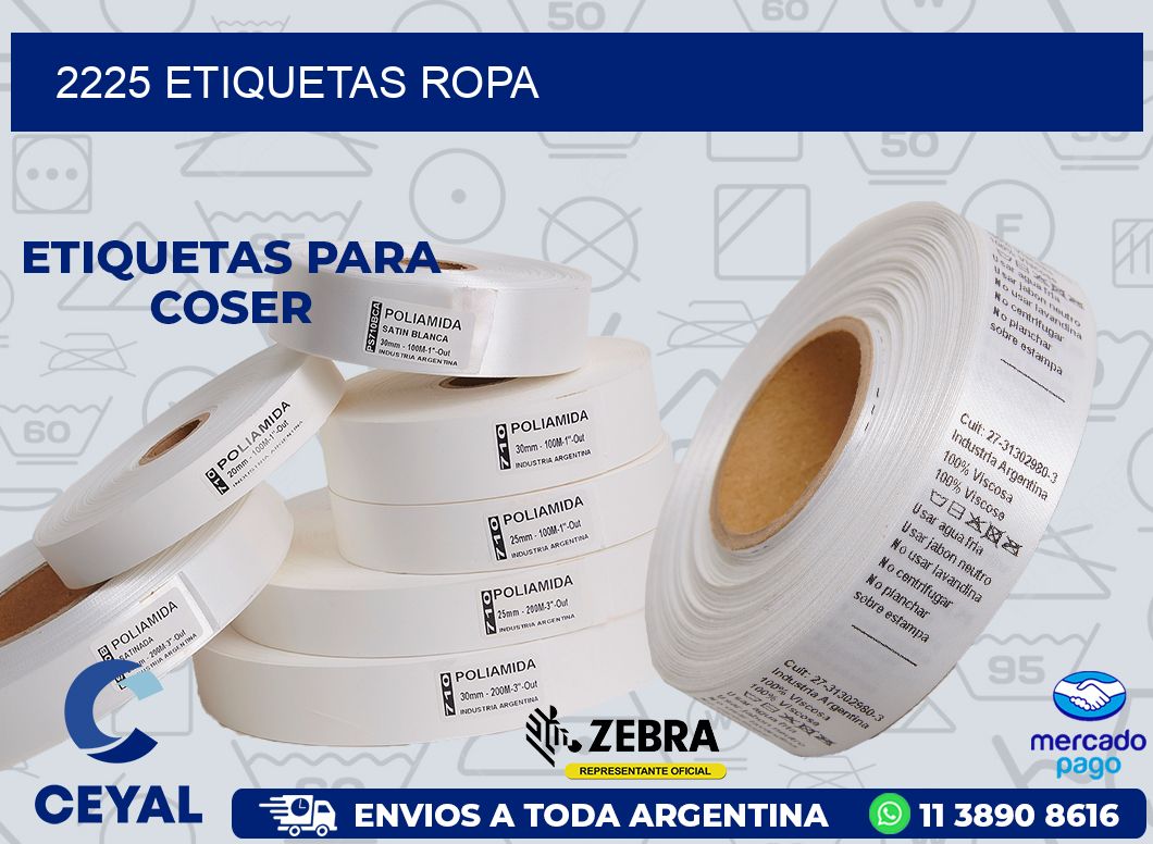 2225 ETIQUETAS ROPA