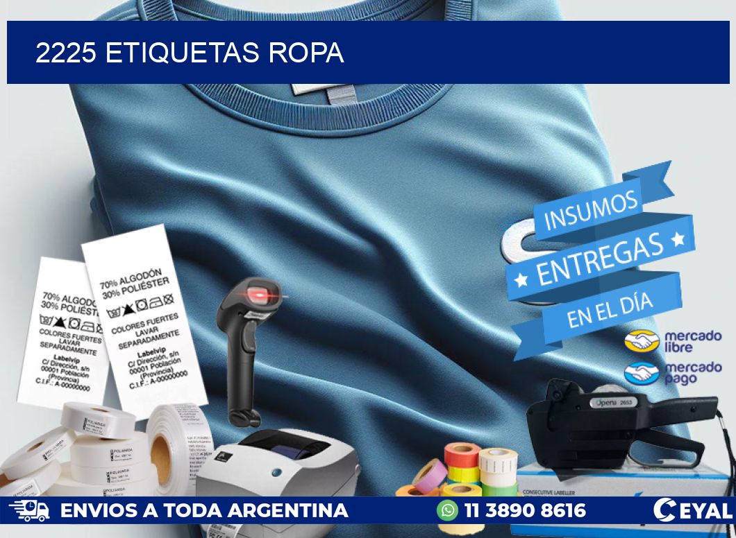 2225 ETIQUETAS ROPA