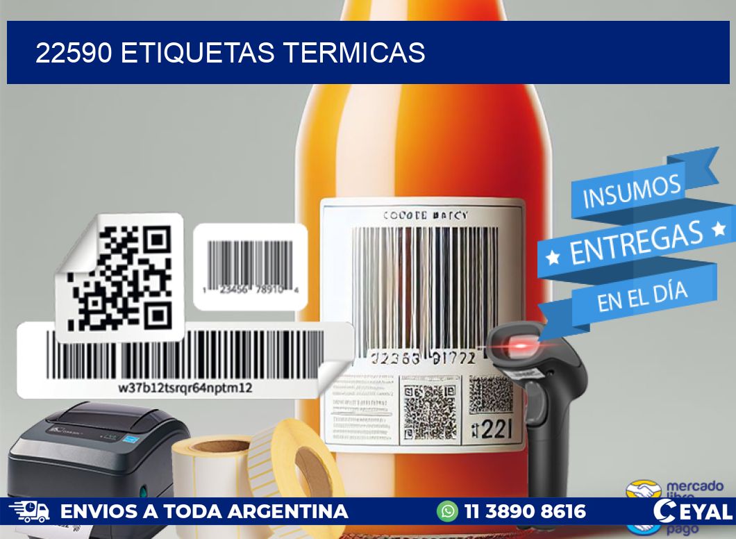 22590 ETIQUETAS TERMICAS