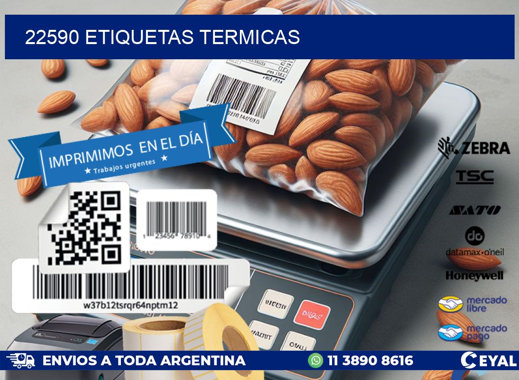 22590 ETIQUETAS TERMICAS