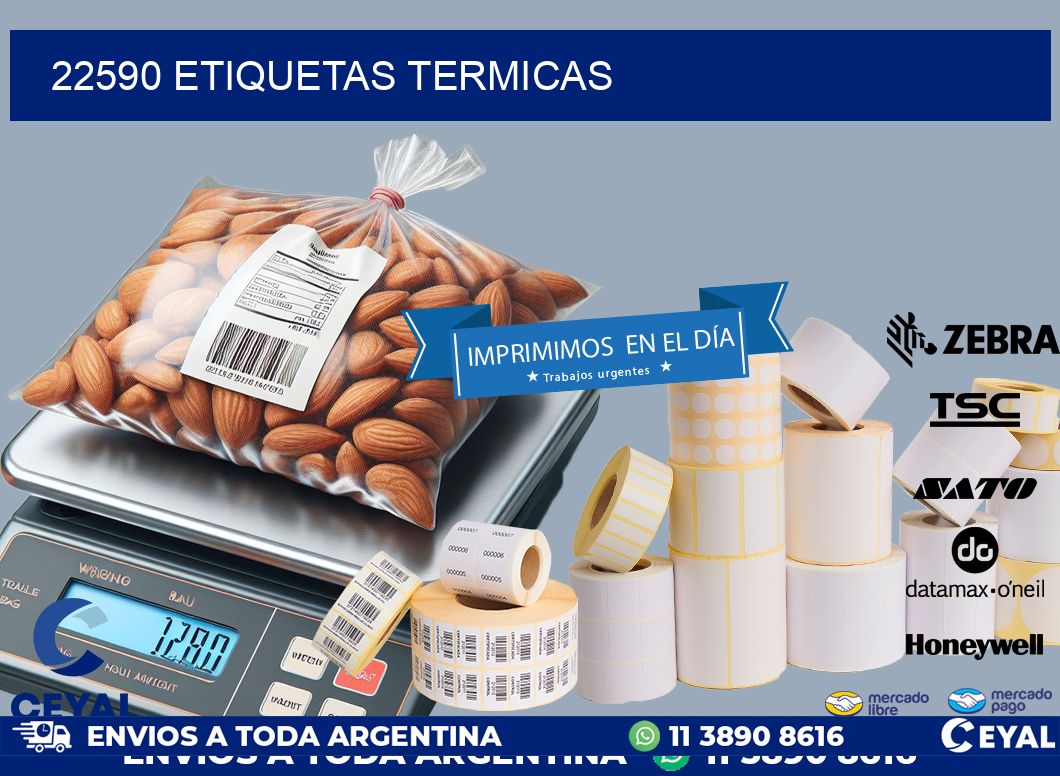 22590 ETIQUETAS TERMICAS