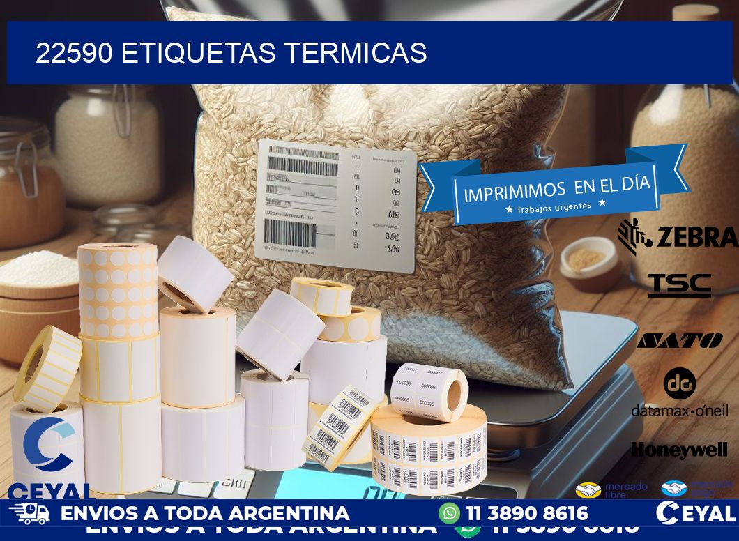 22590 ETIQUETAS TERMICAS