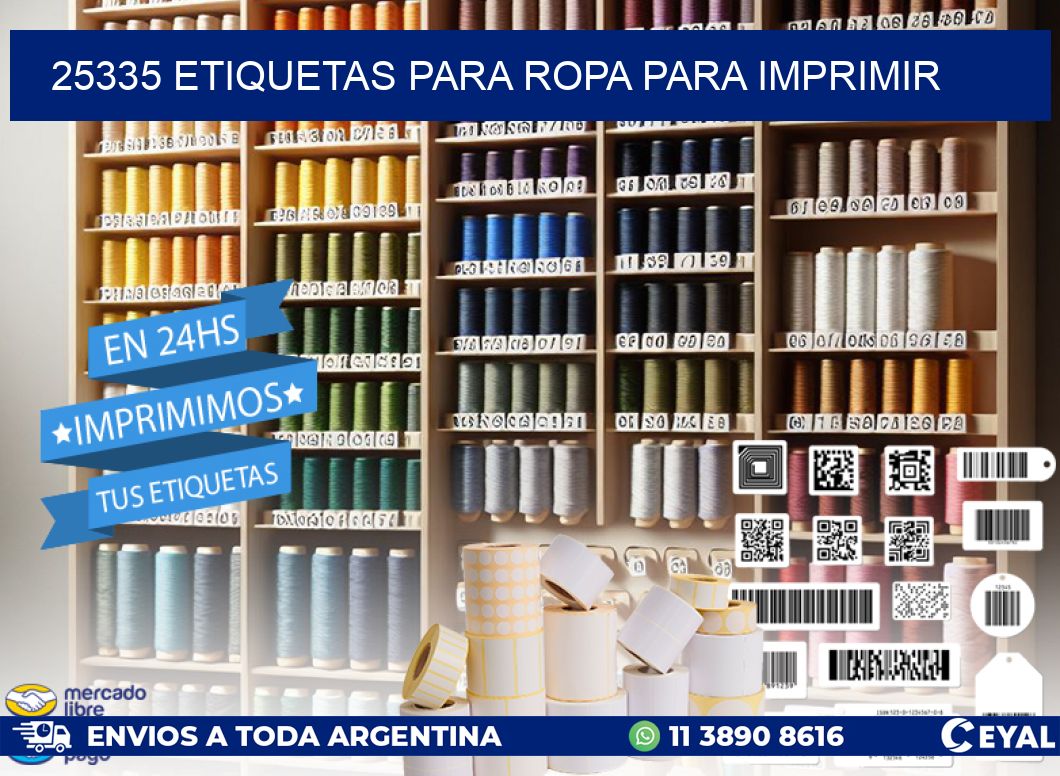 25335 ETIQUETAS PARA ROPA PARA IMPRIMIR