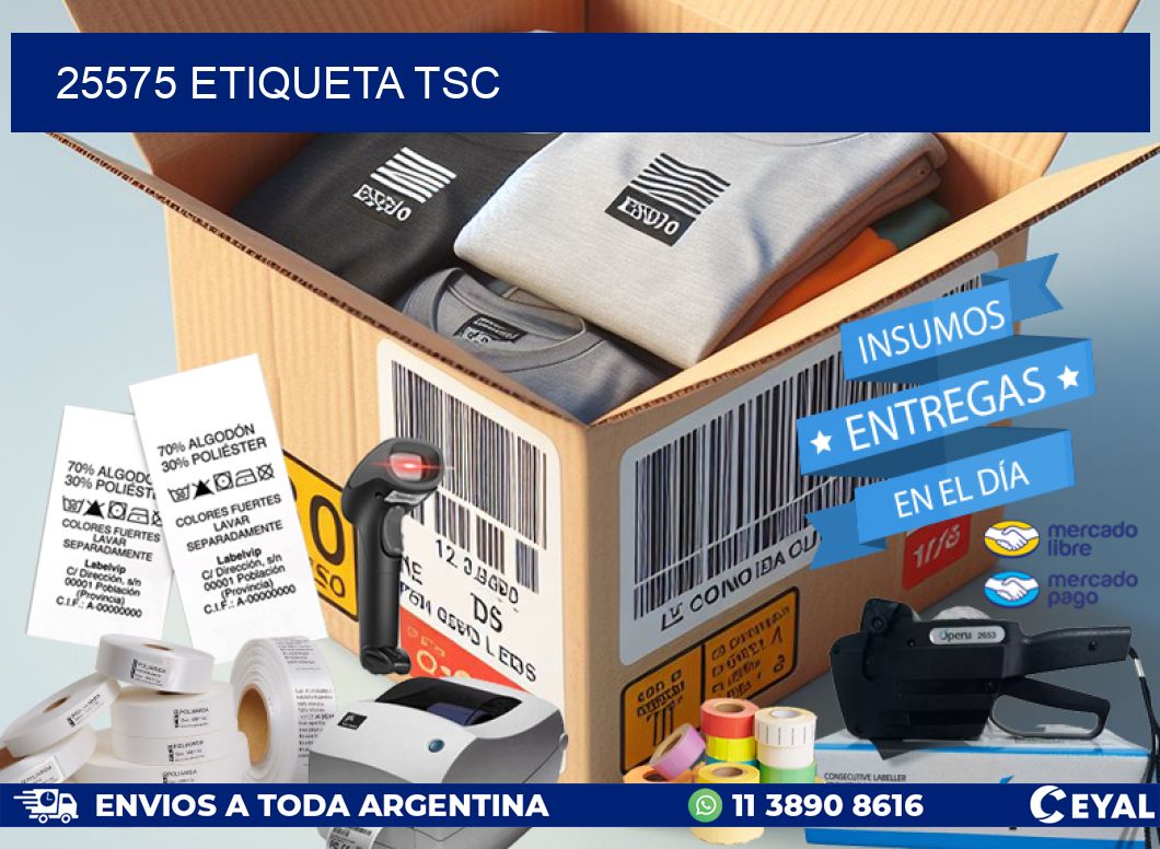 25575 etiqueta tsc
