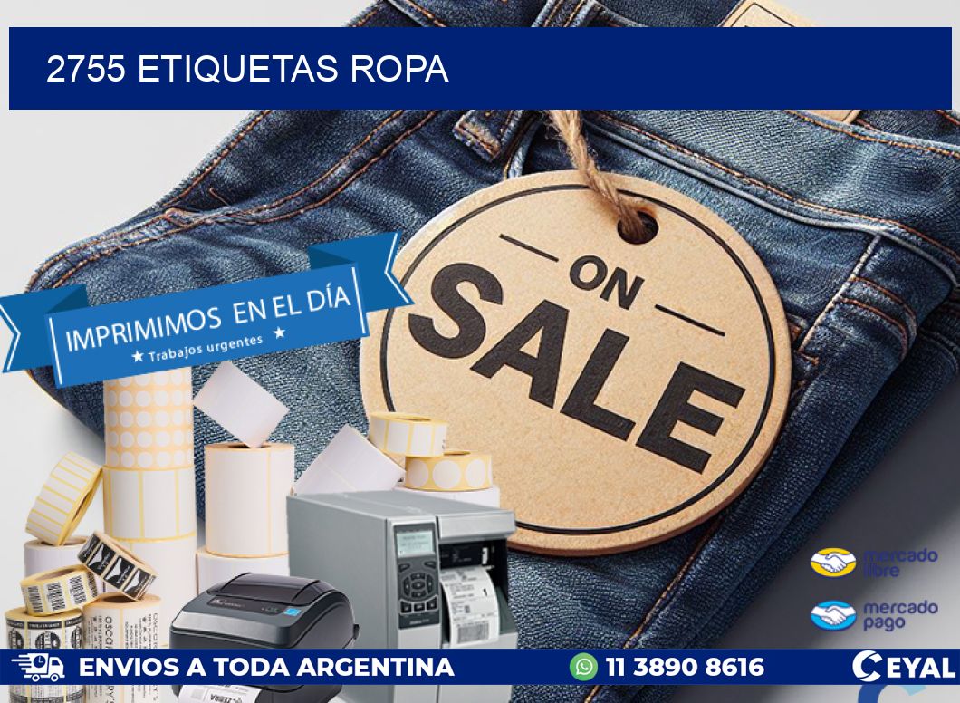 2755 ETIQUETAS ROPA