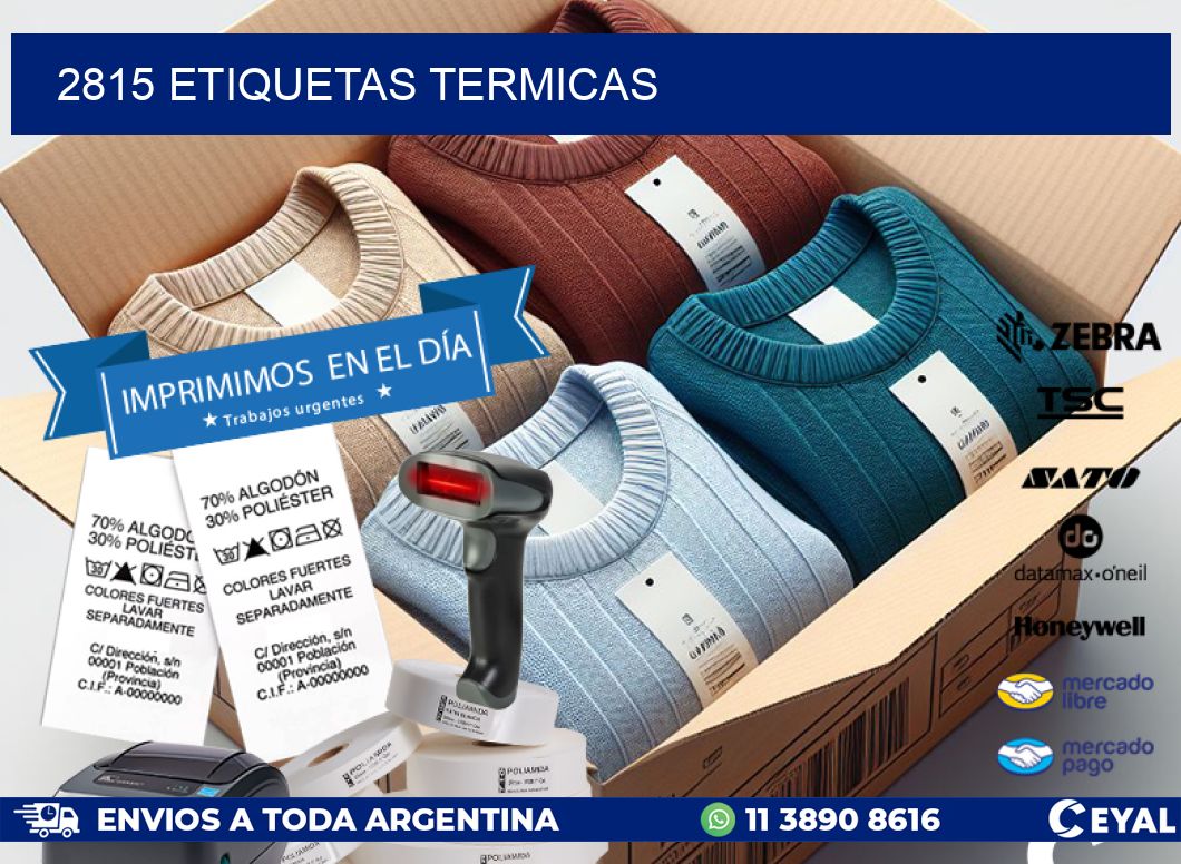 2815 ETIQUETAS TERMICAS