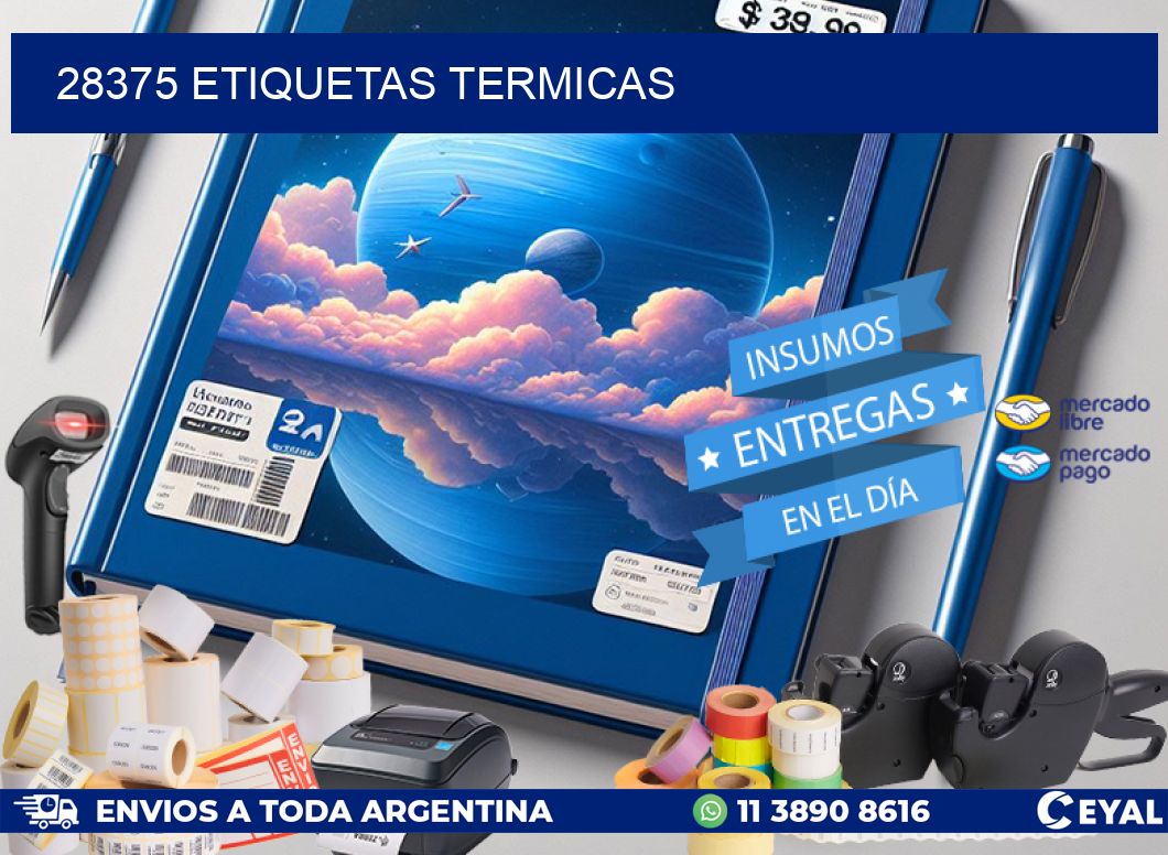 28375 ETIQUETAS TERMICAS