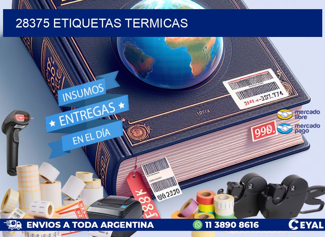 28375 ETIQUETAS TERMICAS