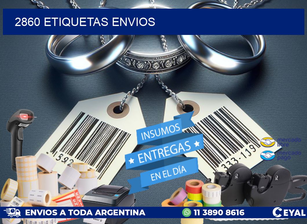 2860 Etiquetas envios