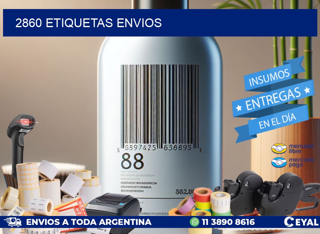 2860 Etiquetas envios