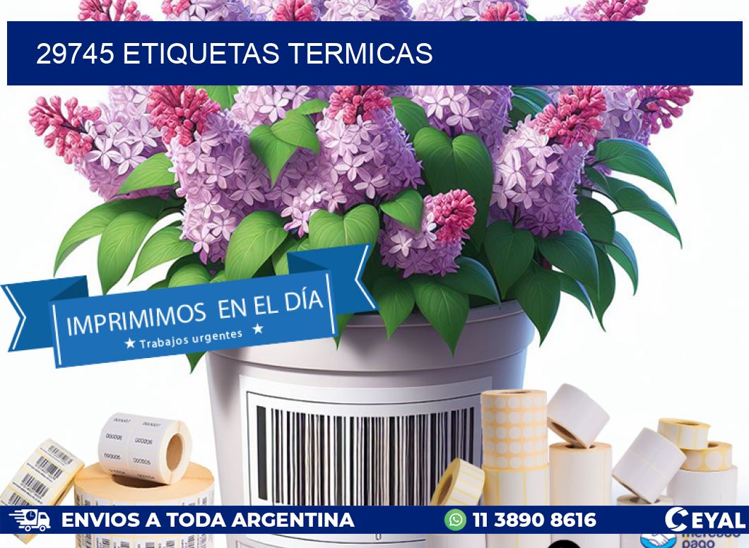 29745 ETIQUETAS TERMICAS