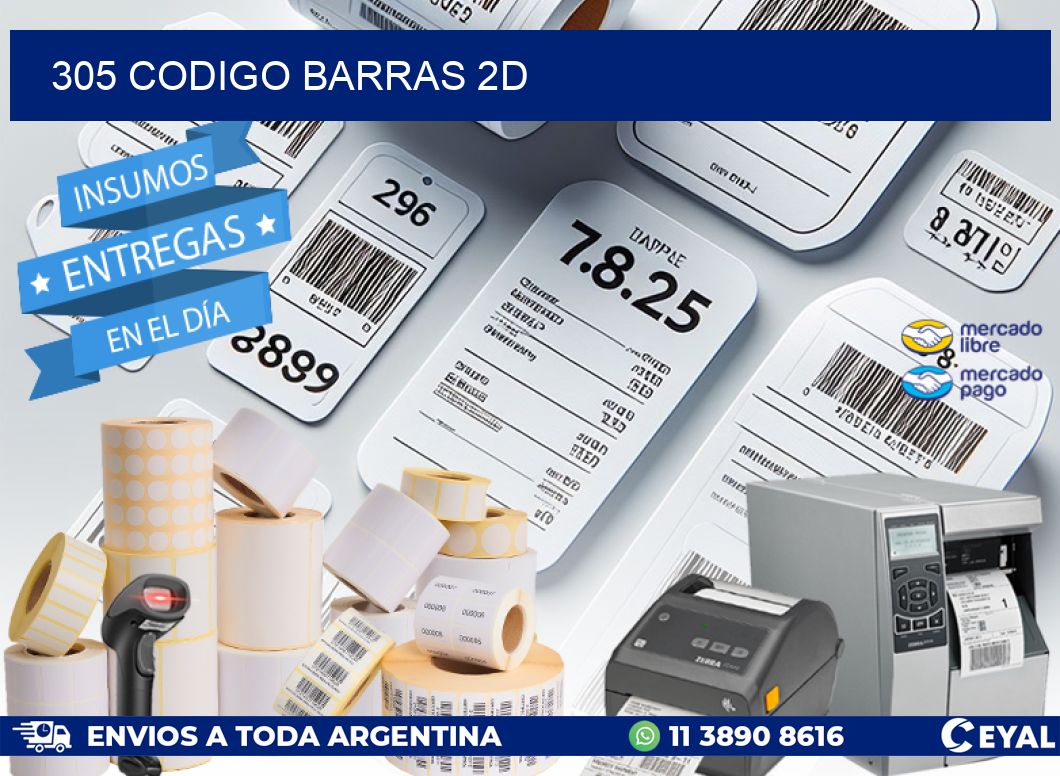 305 CODIGO BARRAS 2D