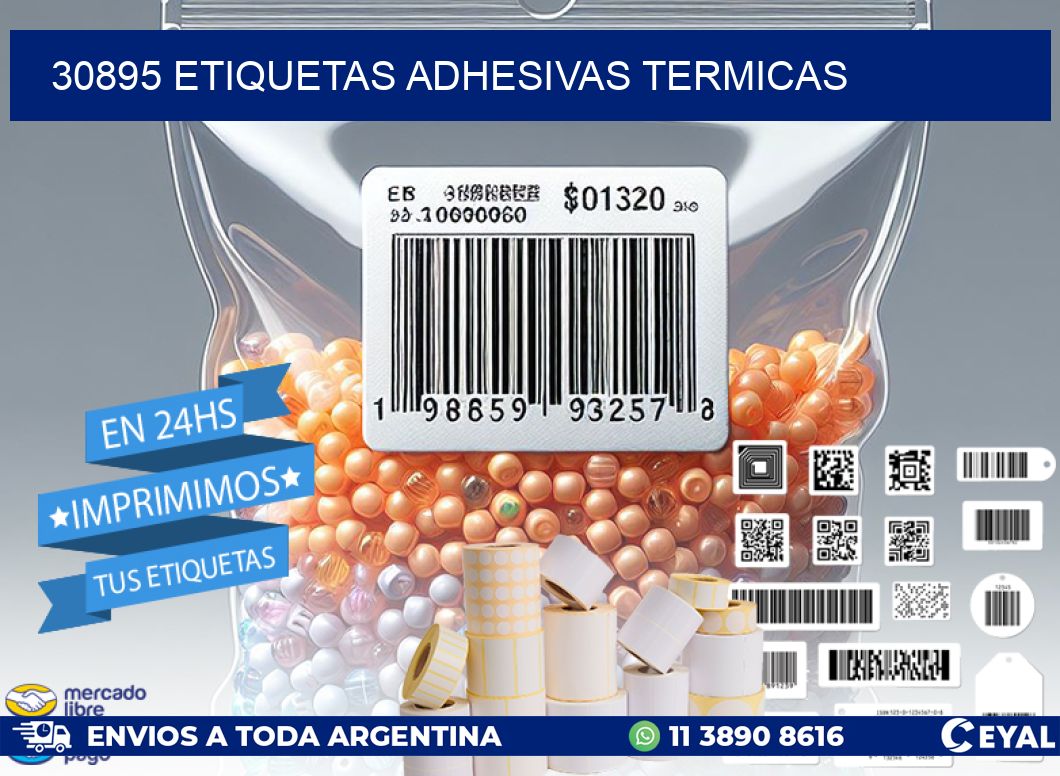 30895 etiquetas adhesivas termicas
