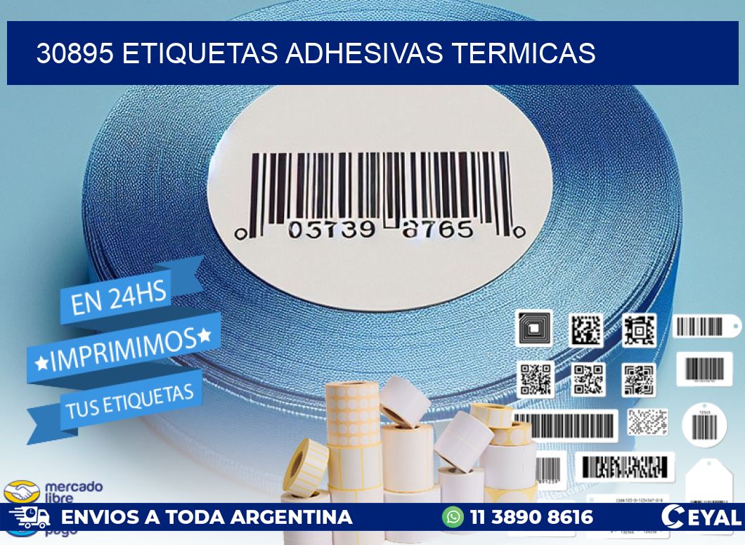 30895 etiquetas adhesivas termicas