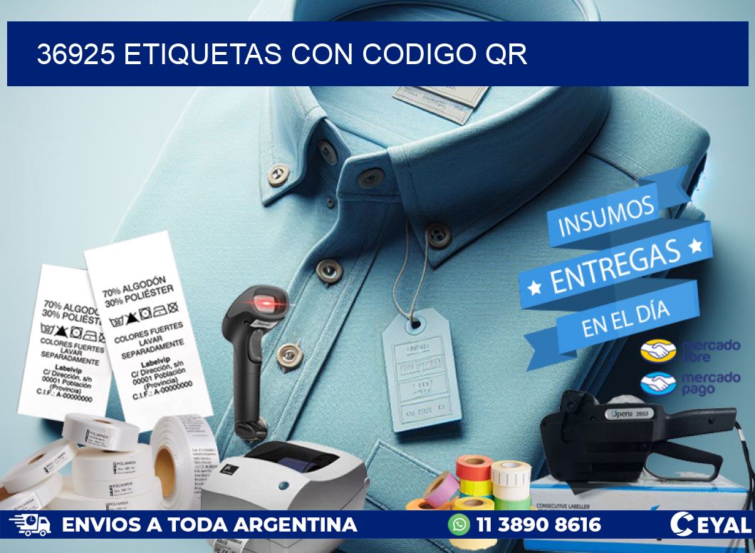 36925 ETIQUETAS CON CODIGO QR