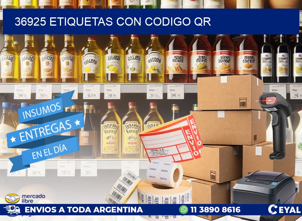 36925 ETIQUETAS CON CODIGO QR
