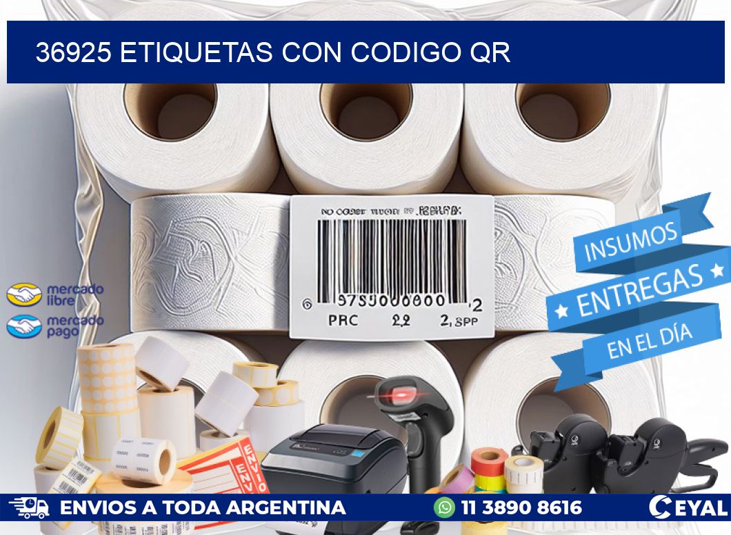 36925 ETIQUETAS CON CODIGO QR