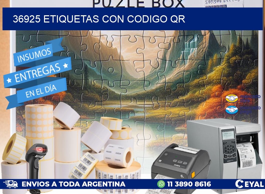 36925 ETIQUETAS CON CODIGO QR
