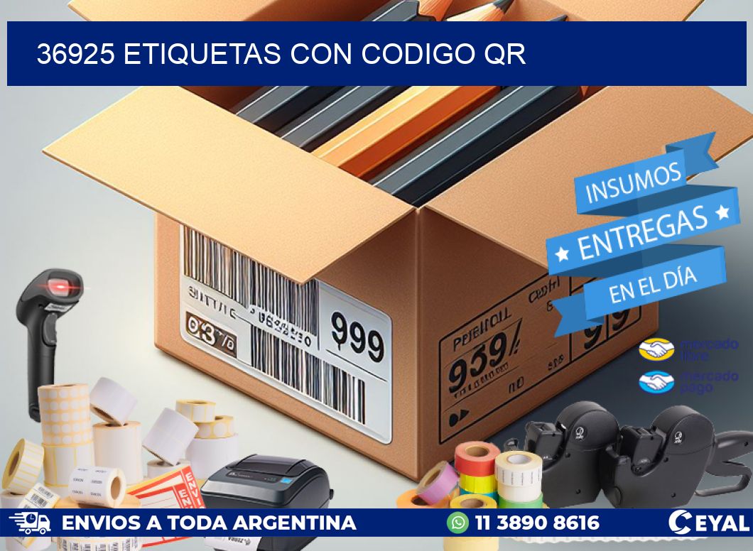 36925 ETIQUETAS CON CODIGO QR