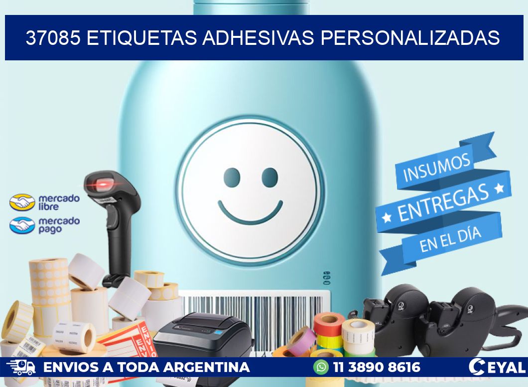 37085 Etiquetas adhesivas personalizadas