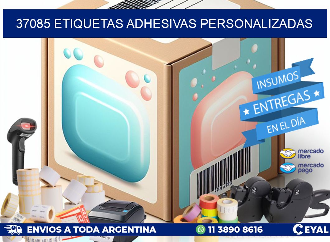 37085 Etiquetas adhesivas personalizadas