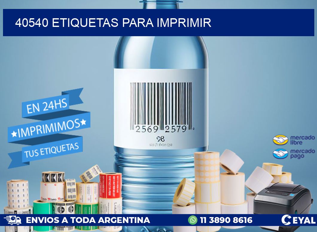 40540 etiquetas para imprimir