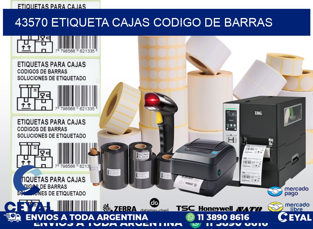 43570 etiqueta cajas codigo de barras