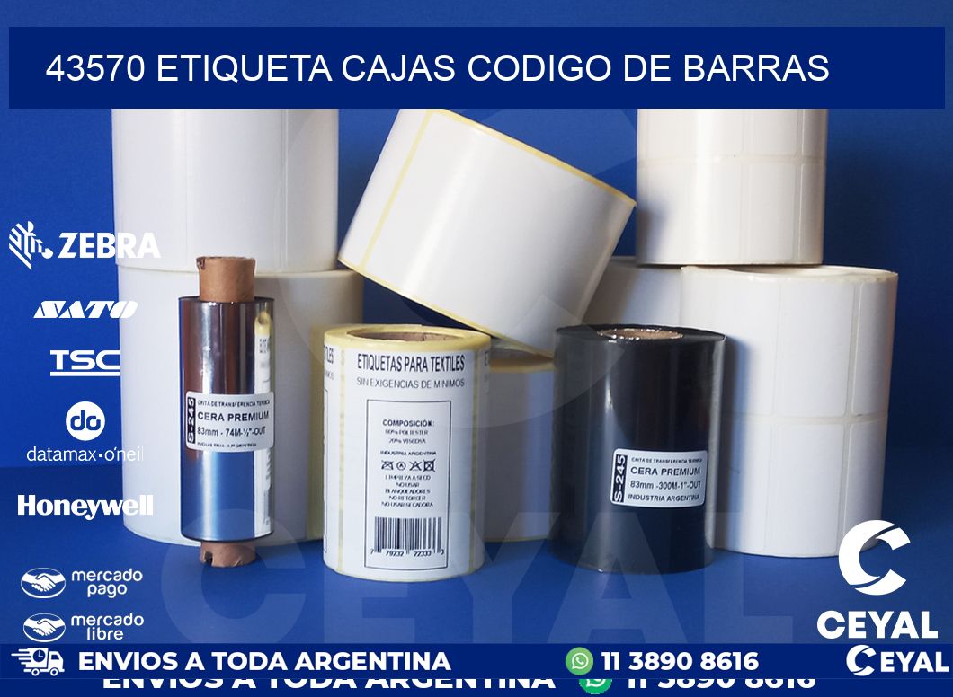 43570 etiqueta cajas codigo de barras