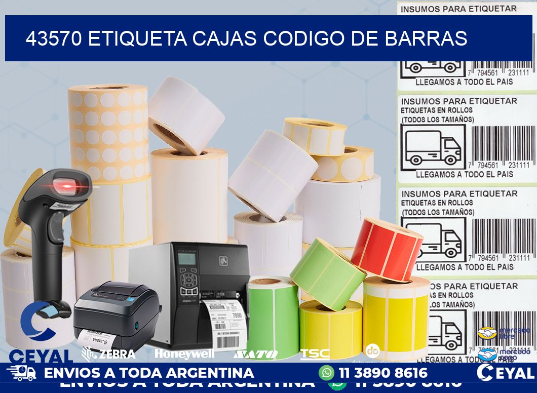 43570 etiqueta cajas codigo de barras