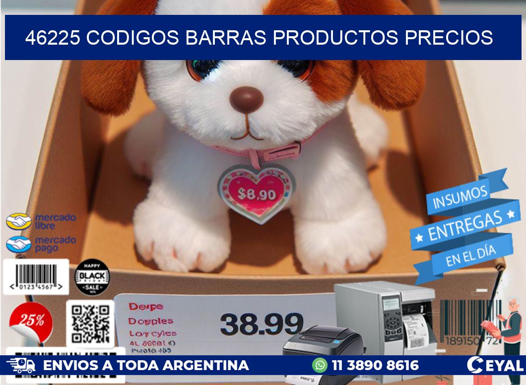 46225 CODIGOS BARRAS PRODUCTOS PRECIOS