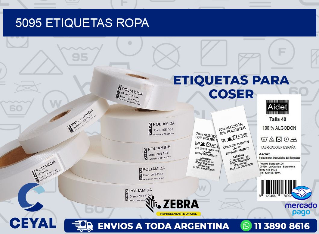 5095 ETIQUETAS ROPA