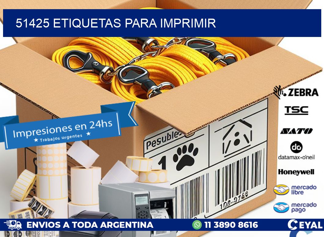 51425 etiquetas para imprimir