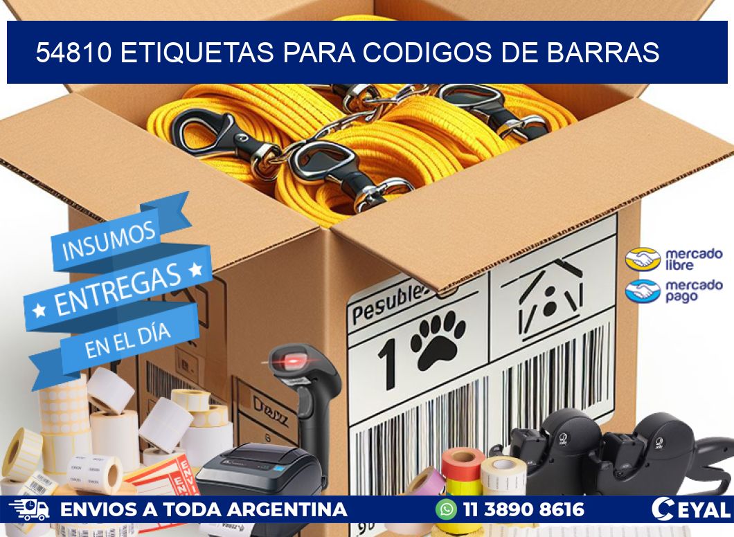54810 ETIQUETAS PARA CODIGOS DE BARRAS