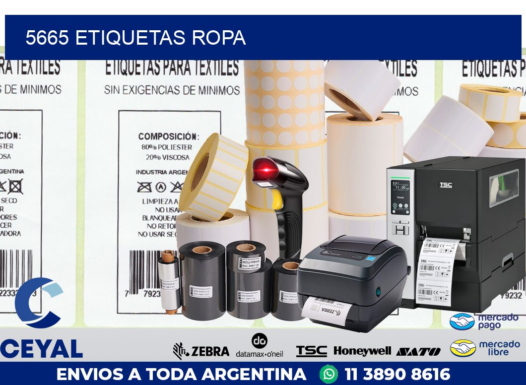 5665 ETIQUETAS ROPA