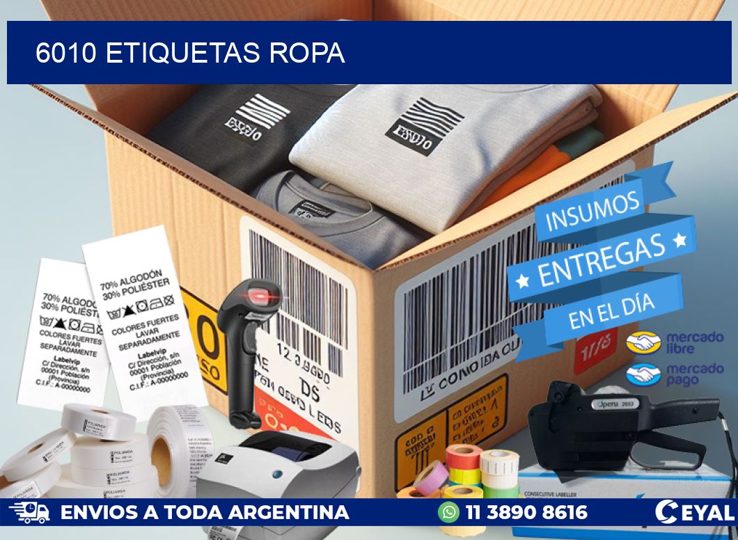6010 ETIQUETAS ROPA