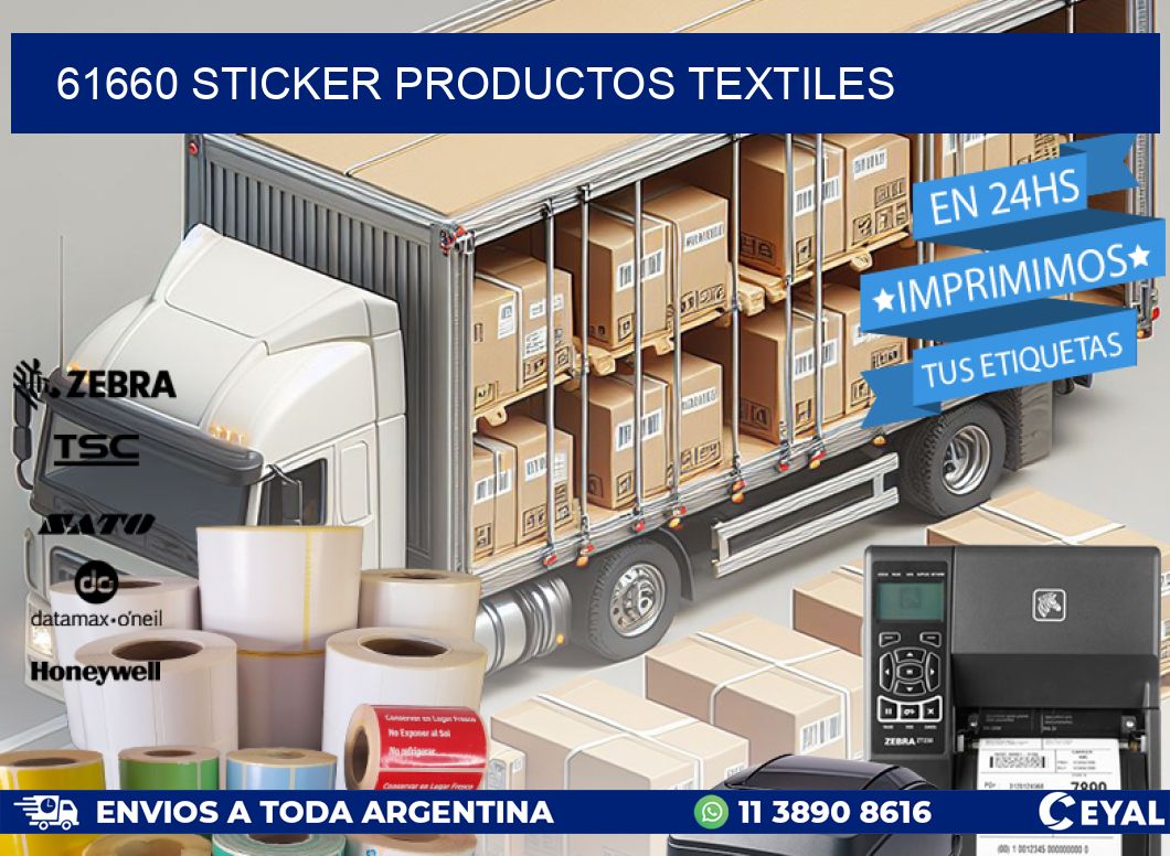 61660 STICKER PRODUCTOS TEXTILES