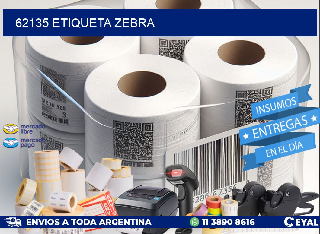 62135 ETIQUETA ZEBRA