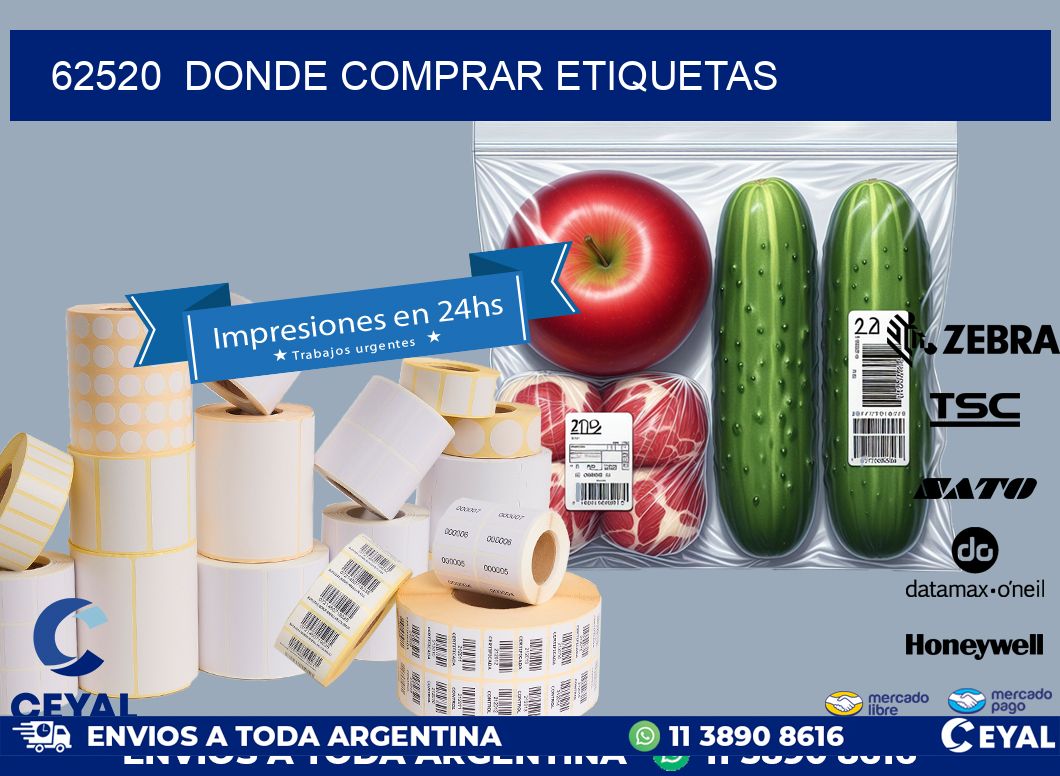 62520  donde comprar etiquetas