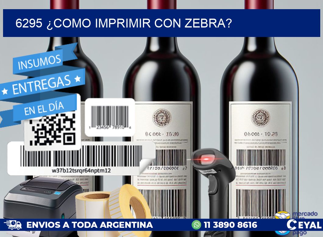 6295 ¿COMO IMPRIMIR CON ZEBRA?