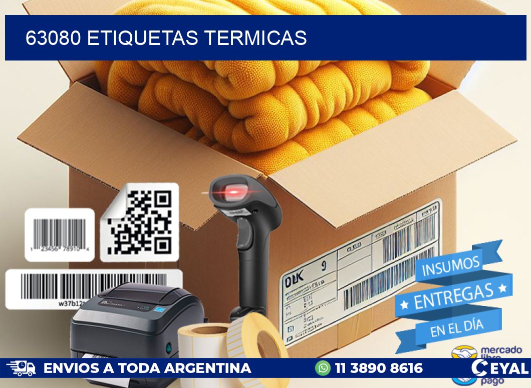 63080 ETIQUETAS TERMICAS