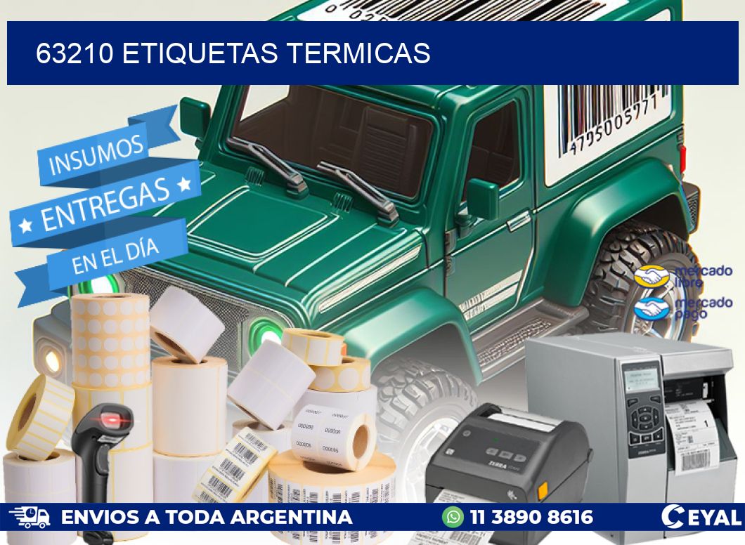 63210 ETIQUETAS TERMICAS