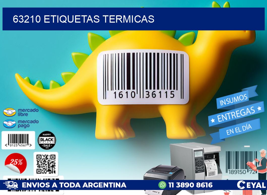 63210 ETIQUETAS TERMICAS
