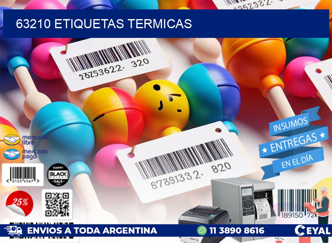 63210 ETIQUETAS TERMICAS
