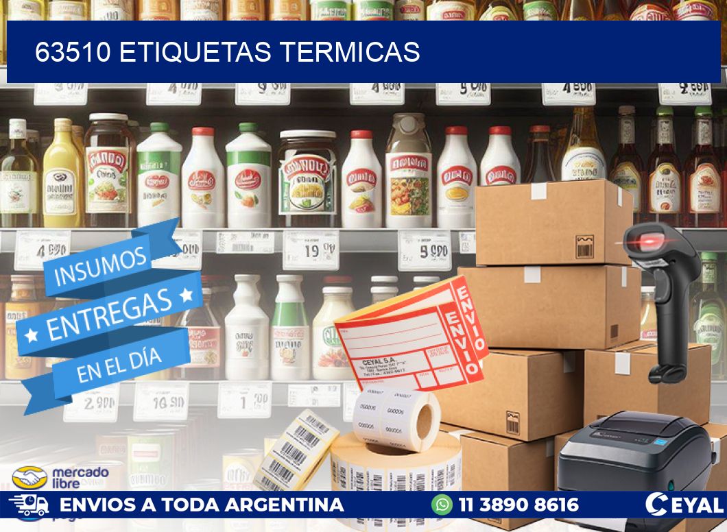 63510 ETIQUETAS TERMICAS