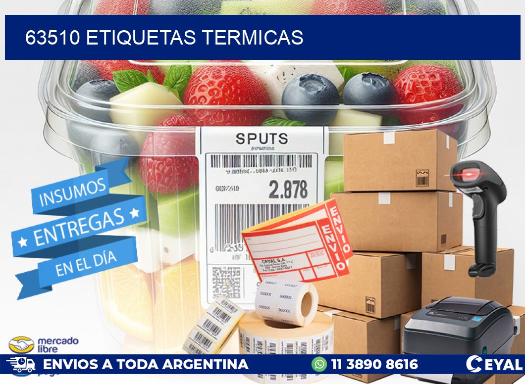 63510 ETIQUETAS TERMICAS
