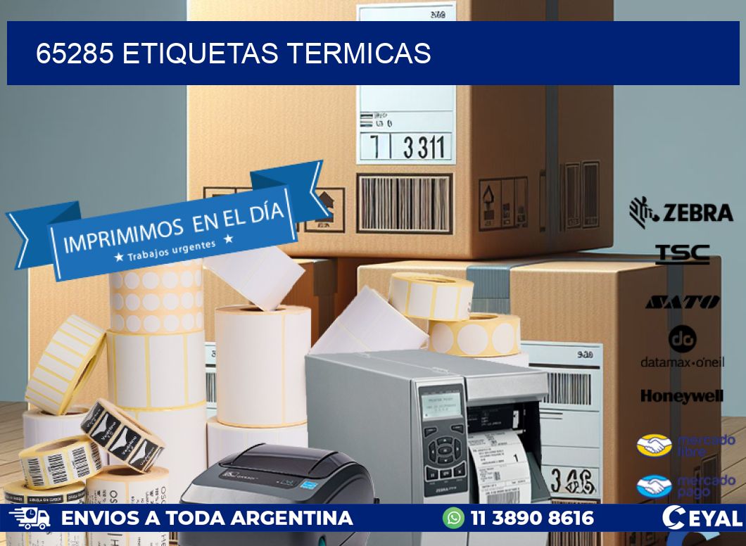 65285 ETIQUETAS TERMICAS