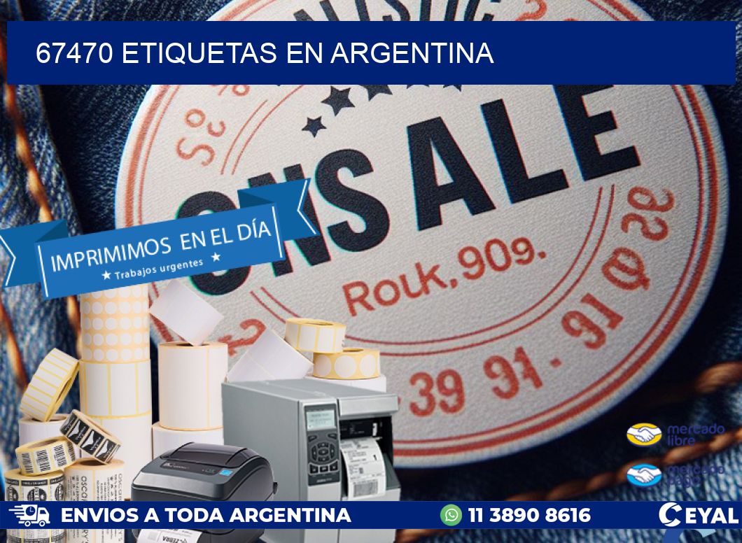 67470 etiquetas en argentina