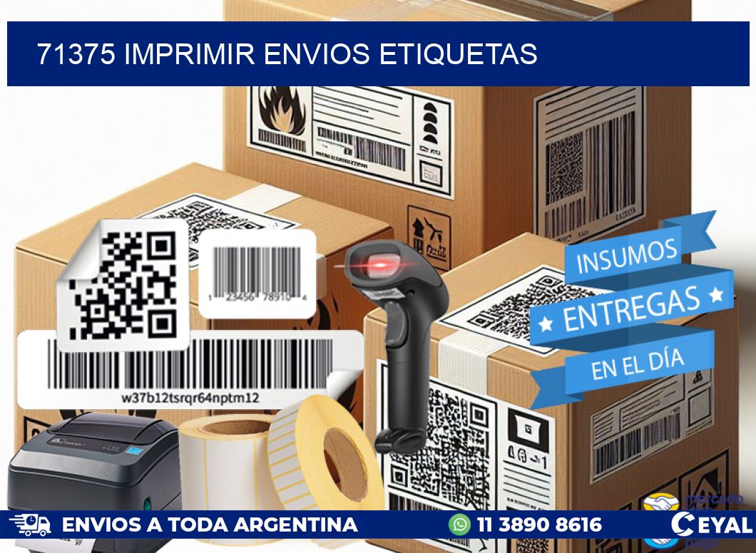 71375 imprimir envios etiquetas